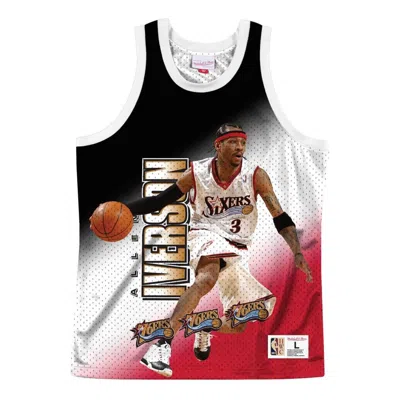 Mitchell & Ness X Nba Philadelphia 76ers Behind The Back Jersey 'allen Iverson 3' In Multi