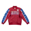 Mitchell & Ness X Nba Philadelphia 76ers Hook Warm Up Jacket 'red'