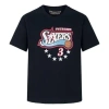 Mitchell & Ness X Nba Philadelphia 76ers T-shirt 'allen Iverson 3' In Black