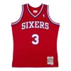 Mitchell & Ness X Nba Philadelphia 76ers2002-03 Swingman Jersey 'allen Iverson' In Red