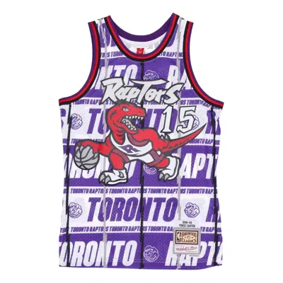 MITCHELL & NESS MITCHELL & NESS X NBA RAPTORS 1998-99 TEAMWRAP SWINGMAN JERSEY 'VINCE CARTER 15'