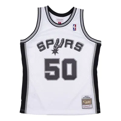 Mitchell & Ness X Nba San Antonio Spurs 1998-99 Swingman Jersey 'david Robinson 50' In White