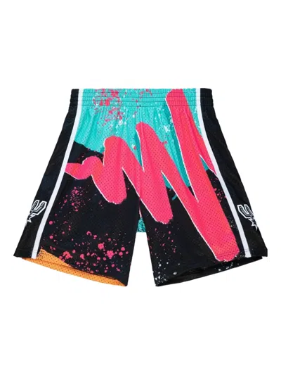 Mitchell & Ness X Nba San Antonio Spurs 1998 Hyper Hoops Shorts