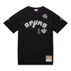 Mitchell & Ness X Nba San Antonio Spurs Hof T-shirt 'tony Parker 9' In Black