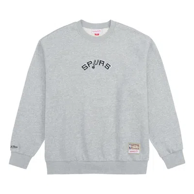 Mitchell & Ness X Nba San Antonio Spurs Sweatshirt 'grey' In Gray