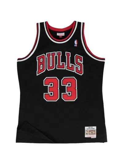 Mitchell & Ness X Nba Scottie Pippen Swingman Alternate Tank Top In Black
