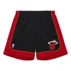 Mitchell & Ness X Nba Shorts 'miami Heat 2012-13' In Black