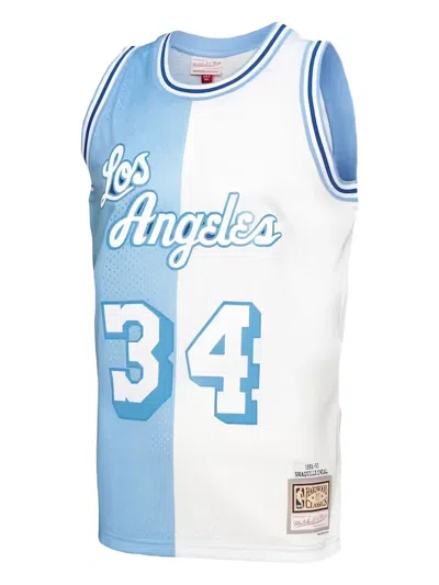 Mitchell & Ness X Nba Split Swingman "vancouver Grizzlies 2000 Mike Bibby" Tank Top In Blue