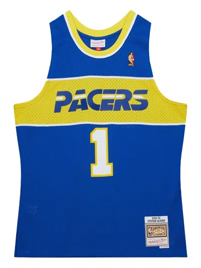 Mitchell & Ness X Nba Stephen Jackson Indiana Pacers 2004-05 Trikot In Blue