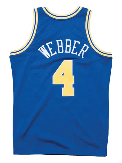 Mitchell & Ness X Nba Swingman Golden State Warriors 93-94 Chris Webber Tank Top In Blue