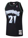Mitchell & Ness X Nba Swingman "minnesota Timberwolves Alternate Kevin Garnett" Tank Top In Black