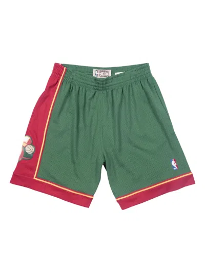 Mitchell & Ness X Nba Swingman Seattle Supersonics "green" Shorts