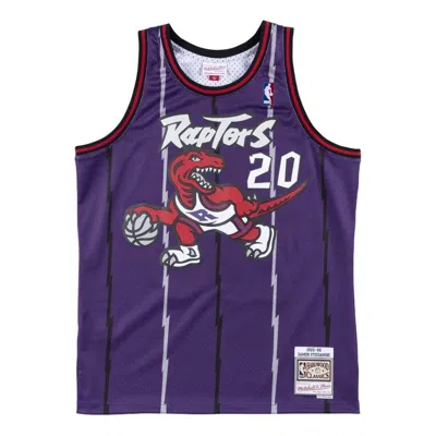 Mitchell & Ness Round Neck Tank In Purple