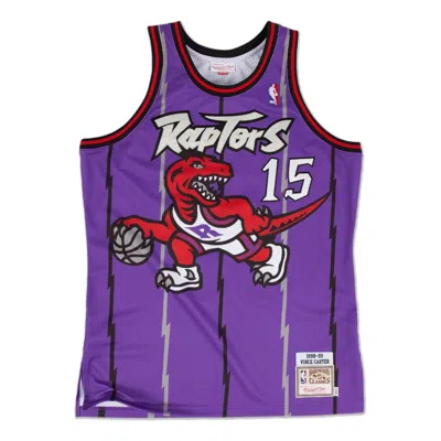 Mitchell & Ness X Nba Toronto Raptors 1998-99 Road Jerseys 'vince Carter 15' In Purple