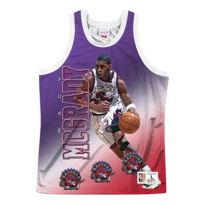 Mitchell & Ness X Nba Toronto Raptors Behind The Back Jersey 'tracy Mcgrady 1' In Multi