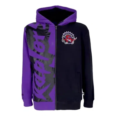 Mitchell & Ness X Nba Toronto Raptors Full Zip Fleece 2.0 Jacket 'purple Black'