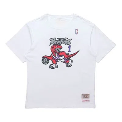 Mitchell & Ness X Nba Toronto Raptors T-shirt 'tracy Mcgrady 1' In White