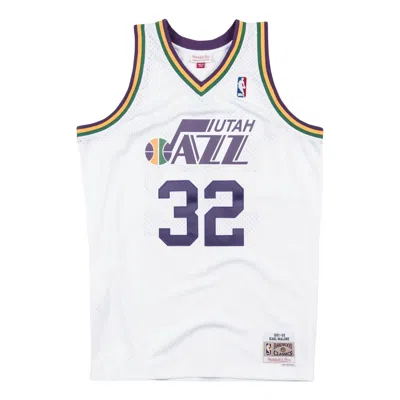 Mitchell & Ness X Nba Utah Jazz 1991-92 Swingman Jersey 'karl Malone 32' In White