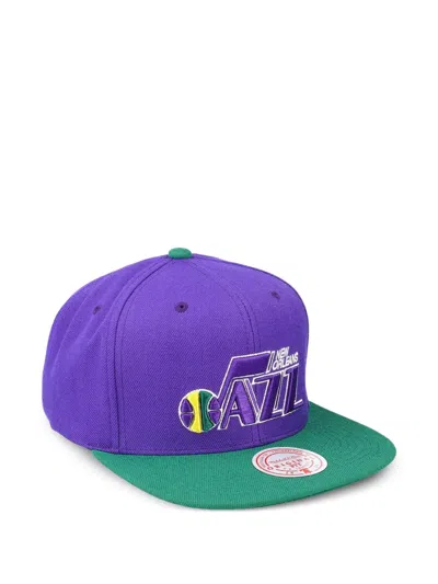 Mitchell & Ness X Nba Utah Jazz Team 2.0 Cap In Purple