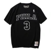 Mitchell & Ness X Nba7philadelphia 76ers T-shirt 'allen Iverson 3' In Black