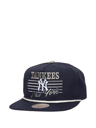 Mitchell & Ness X New York Yankees Radiant Lines Deadstock Snapback Cap In Blue