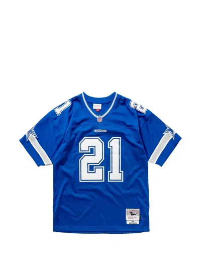 Mitchell & Ness X Nfl Dallas Cowboys Deion Sanders Legacy T-shirt In Blue