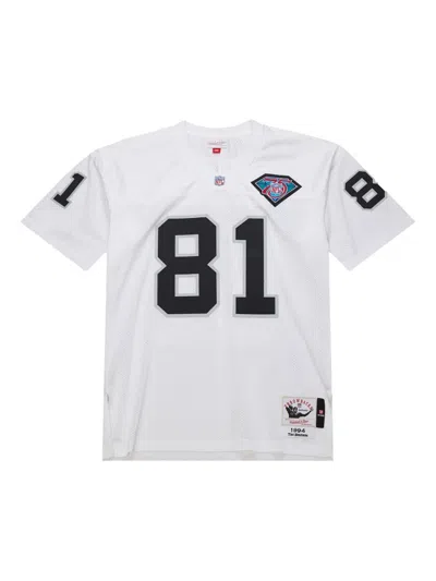 Mitchell & Ness X Nfl Los Angeles Raiders 1994 Tim Brown T-shirt In White