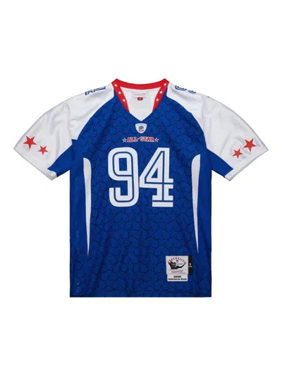 Mitchell & Ness X Nfl Nfc Pro Bowl 2009 Demarcus Ware T-shirt In Blue