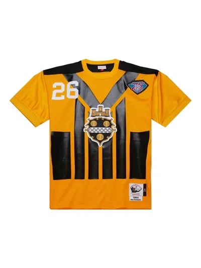 Mitchell & Ness X Nfl Pittsburgh Steelers 1994 Rod Woodson T-shirt In Orange