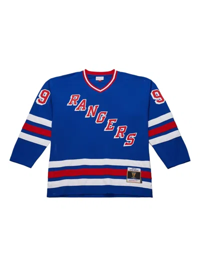 Mitchell & Ness X Nhl New York Rangers 1996-97 Wayne Gretzky T-shirt In Blue