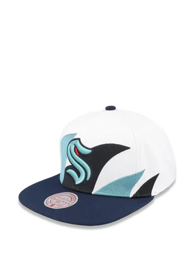 Mitchell & Ness X Nhl Seattle Kraken Cap In Blue