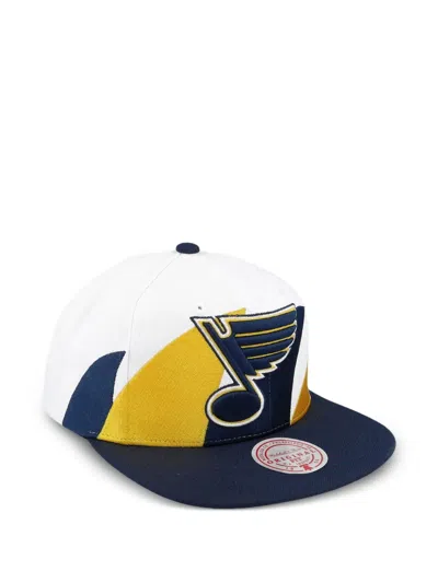 Mitchell & Ness X Nhl St. Louis Blues Cap In White
