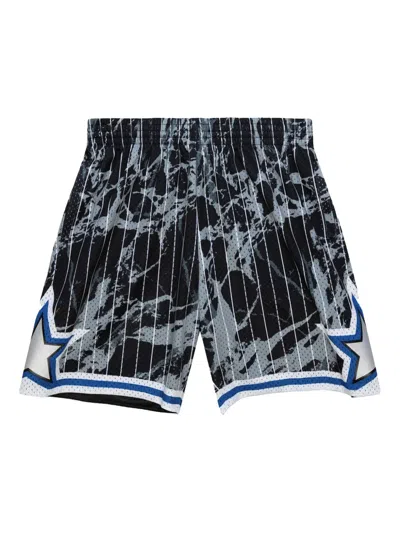 Mitchell & Ness X Orlando Magic 1994 Team Marble Swingman Shorts In Black