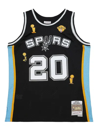 Mitchell & Ness X San Antonio Spurs 2002 Number Retirement Manu Ginobili Tank Top In Multi