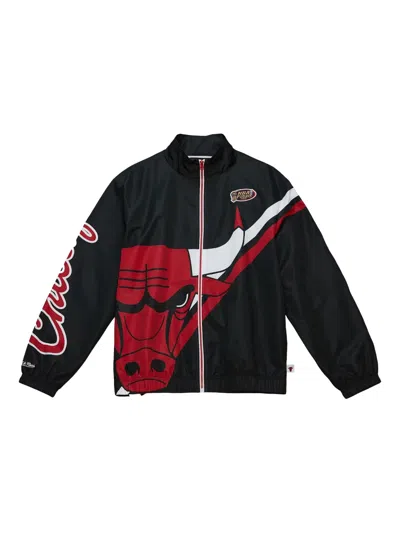 Mitchell & Ness X Vancouver Grizzlies 75th Anniversary Hardwood Graphic Lightweight Jacket In Black