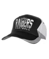 Mitchell & Ness Youth Boys And Girls  Distressed Black Las Vegas Raiders Retrodome Precurved Adjustab In Black