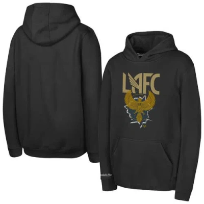 Mitchell & Ness Kids' Youth   Black Lafc Mascot Break Out Pullover Hoodie