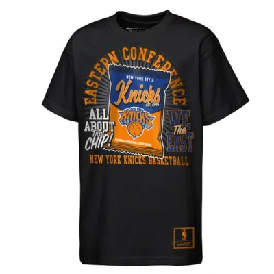 Mitchell & Ness Youth  Black New York Knicks All About The Chip Premium T-shirt