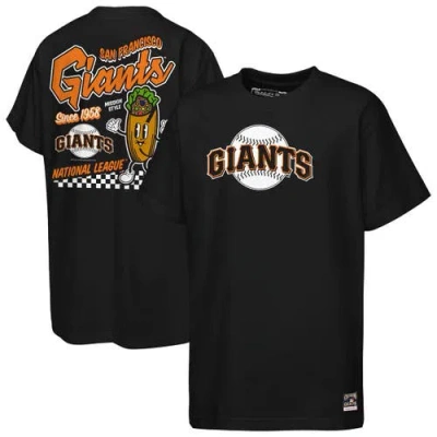 Mitchell & Ness Kids' Youth  Black San Francisco Giants Cooperstown Concession T-shirt