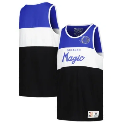 Mitchell & Ness Kids' Youth  Blue/black Orlando Magic Hardwood Classics Special Script Tank Top