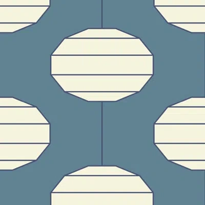 Mitchell Black 10' L X 25" W Peel And Stick Wallpaper Panel In Blue,cream