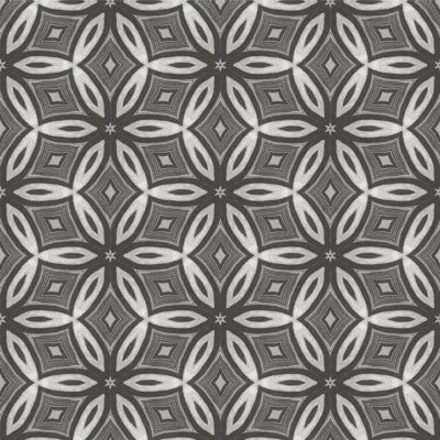 Mitchell Black Abra Diamond Mill 10' L X 24" W Wallpaper Roll In White;gray
