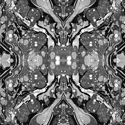 Mitchell Black Abra Flicker 10' L X 24" W Wallpaper Roll In Black;gray