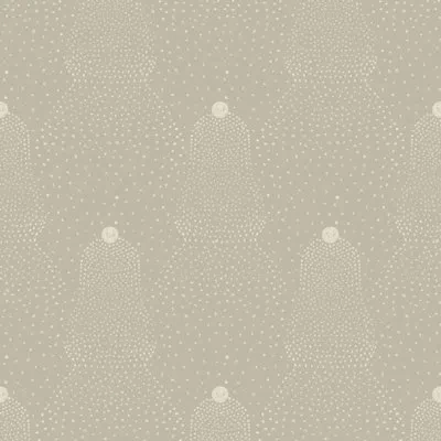 Mitchell Black Beaded Current - Wallpaper In Linen