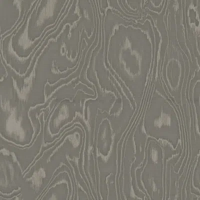 Mitchell Black Burlwood - Gray Brown Wood Wallpaper