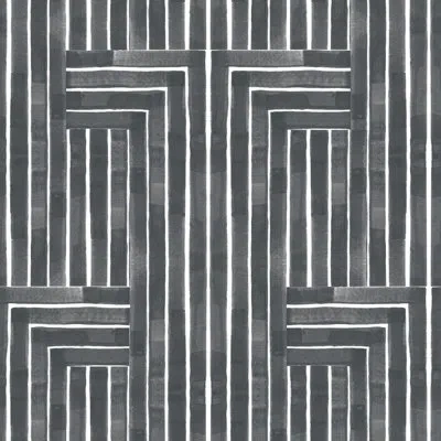 Mitchell Black Chiseled - Grey Wallpaper In Black