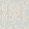 Mitchell Black Columnar Bloom - Cloud Blue Wallpaper In Blue