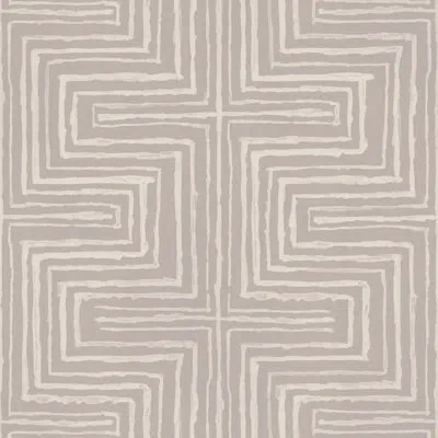 Mitchell Black Cornered - Wallpaper In Rose Stone