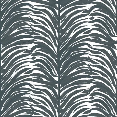 Mitchell Black Deco Fern 10' L X 24" W Peel And Stick Wallpaper Roll In Basil