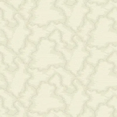 Mitchell Black Electric Ripple - Linen Wallpaper In Green